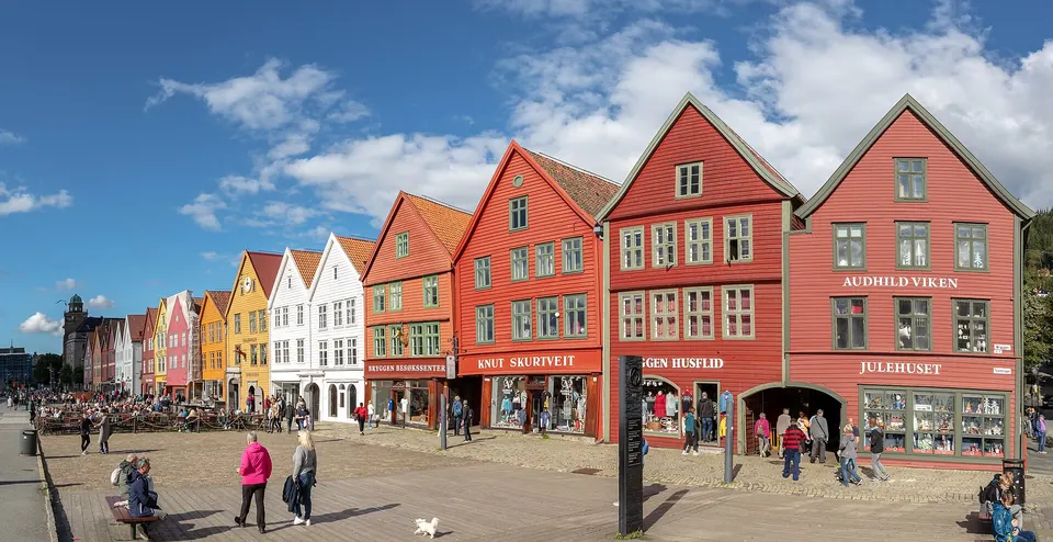 Bryggen wharf houses, Bergen